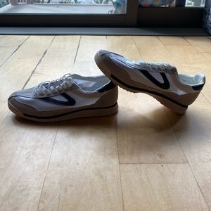 Tretorn retro blue and white shoes size 7.5M